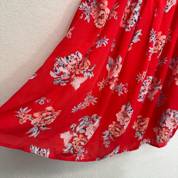 Torrid Floral Georgette Flowy Camisole Tank Size 2 - Picture 5 of 7